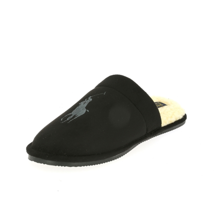 Ralph Lauren pantoffels zwart zwart