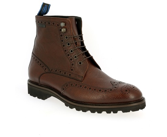 Floris Van Bommel Bottines cognac