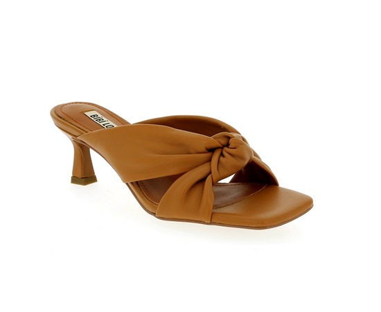 Bibilou Muiltjes - slippers camel