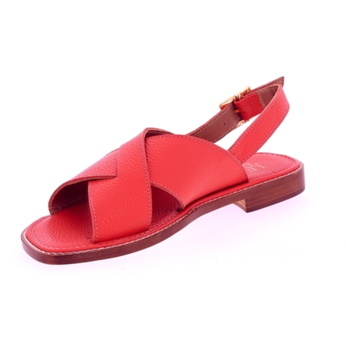 Delaere sandales corail corail