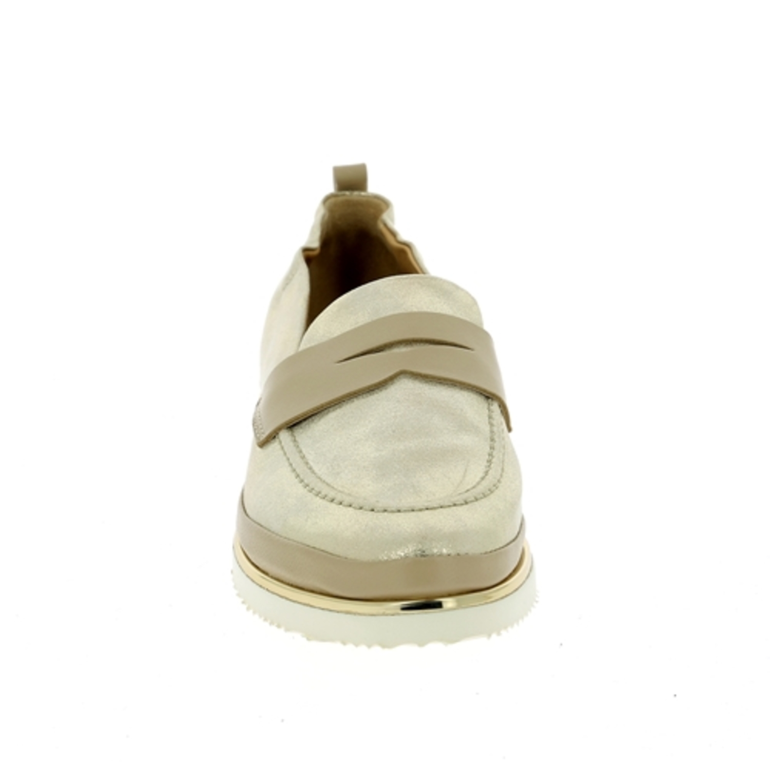 Zoom Xsa moccassins platine