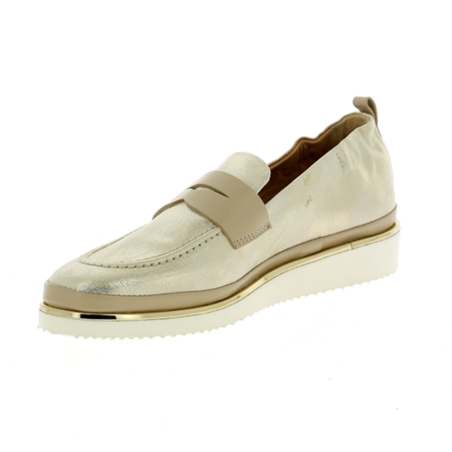 Zoom Xsa moccassins platine