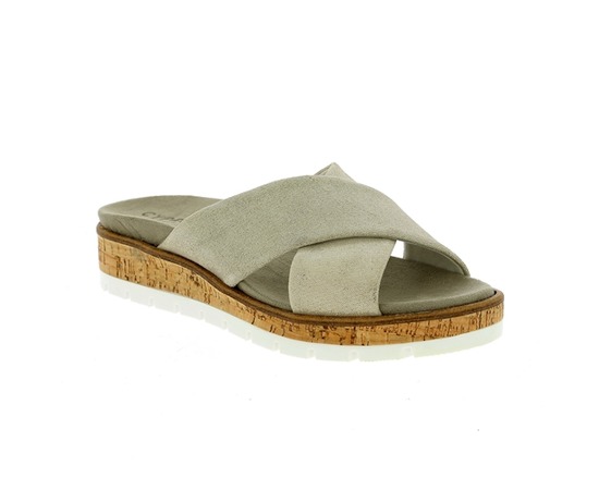 Muiltjes - slippers Cypres Taupe