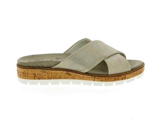 Muiltjes - slippers Cypres Taupe