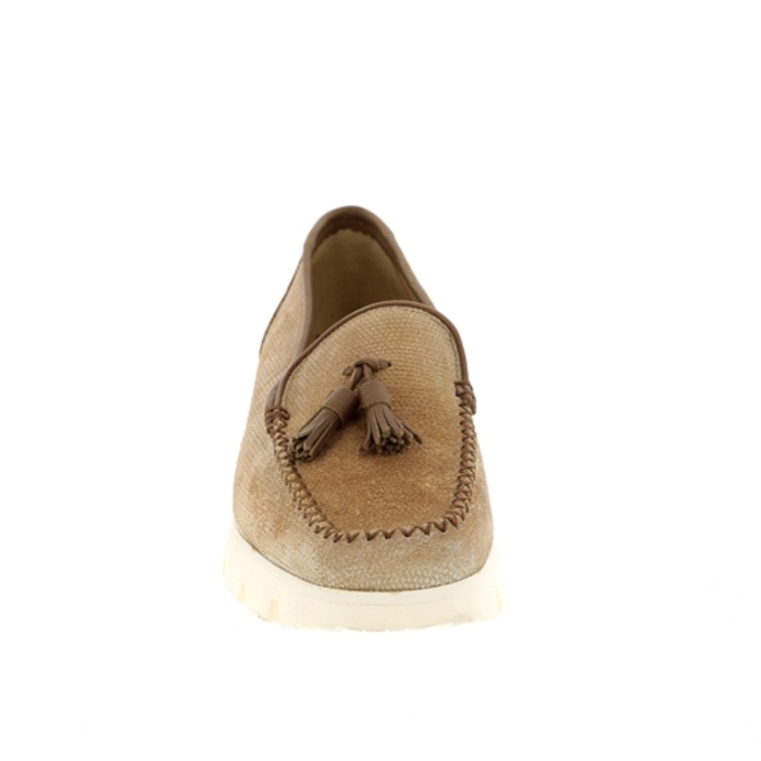 Brunate instappers - instapschoenen beige beige