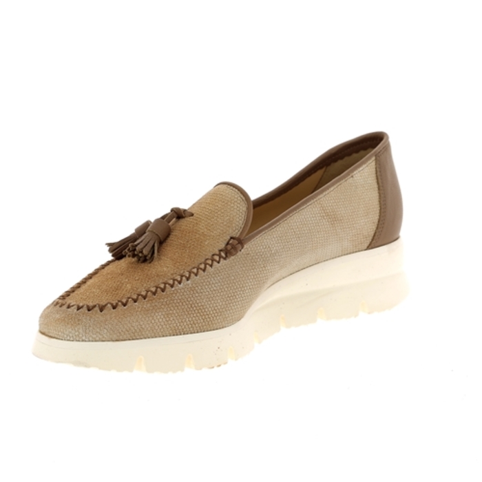 Brunate instappers - instapschoenen beige beige
