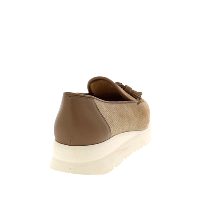 Brunate instappers - instapschoenen beige beige