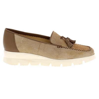 Brunate Instappers - instapschoenen beige