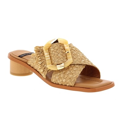 Muiltjes - slippers Angel Alarcon Camel