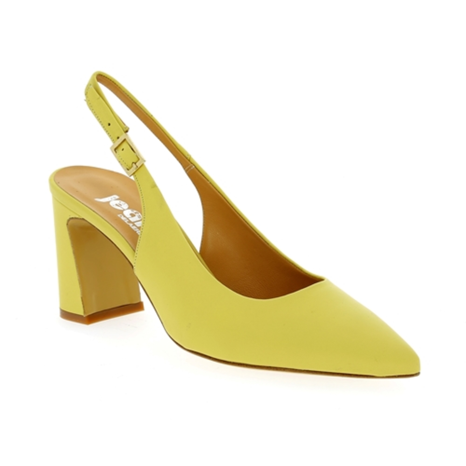 Zoom Delaere pumps geel