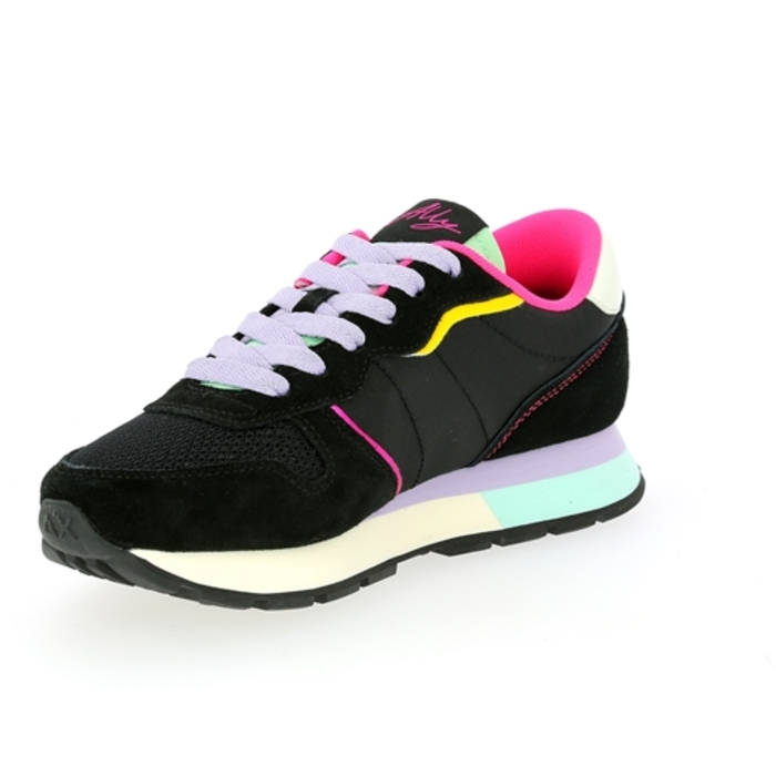Sun68 basket noir noir