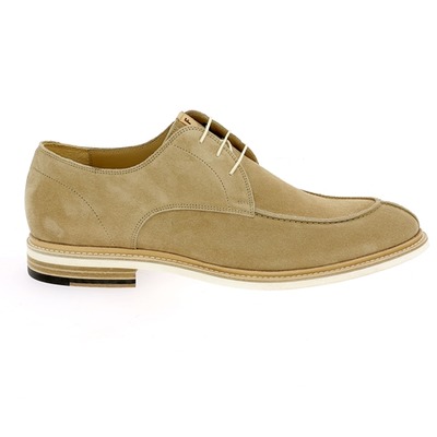 Floris Van Bommel Veterschoenen beige