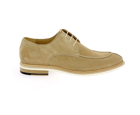 Floris Van Bommel Veterschoenen beige