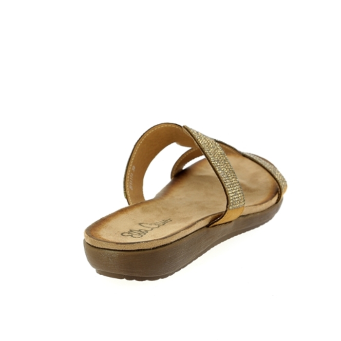 Ella Cruz muiltjes - slippers brons brons