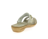 Muiltjes - slippers Cypres taupe