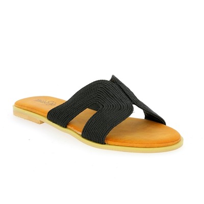 Muiltjes - slippers Cypres Zwart