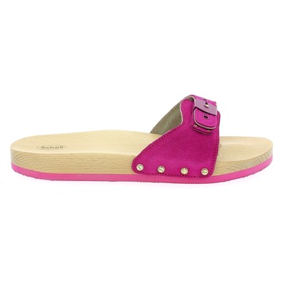 Scholl Muiltjes - slippers fuchsia