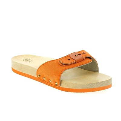 Scholl Muiltjes - slippers oranje