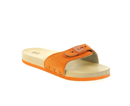 Scholl Muiltjes - slippers oranje