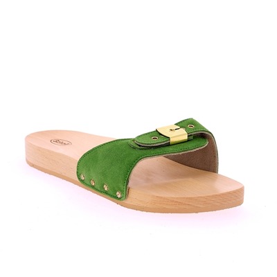 Scholl Muiltjes - slippers groen