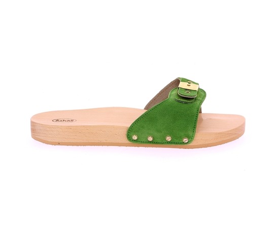 Muiltjes - slippers Scholl groen