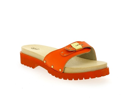 Scholl Muiltjes - slippers oranje