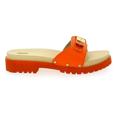 Scholl Muiltjes - slippers oranje