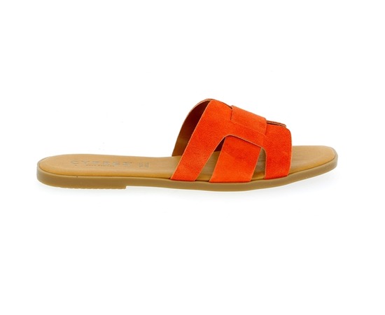 Muiltjes - slippers Cypres Oranje