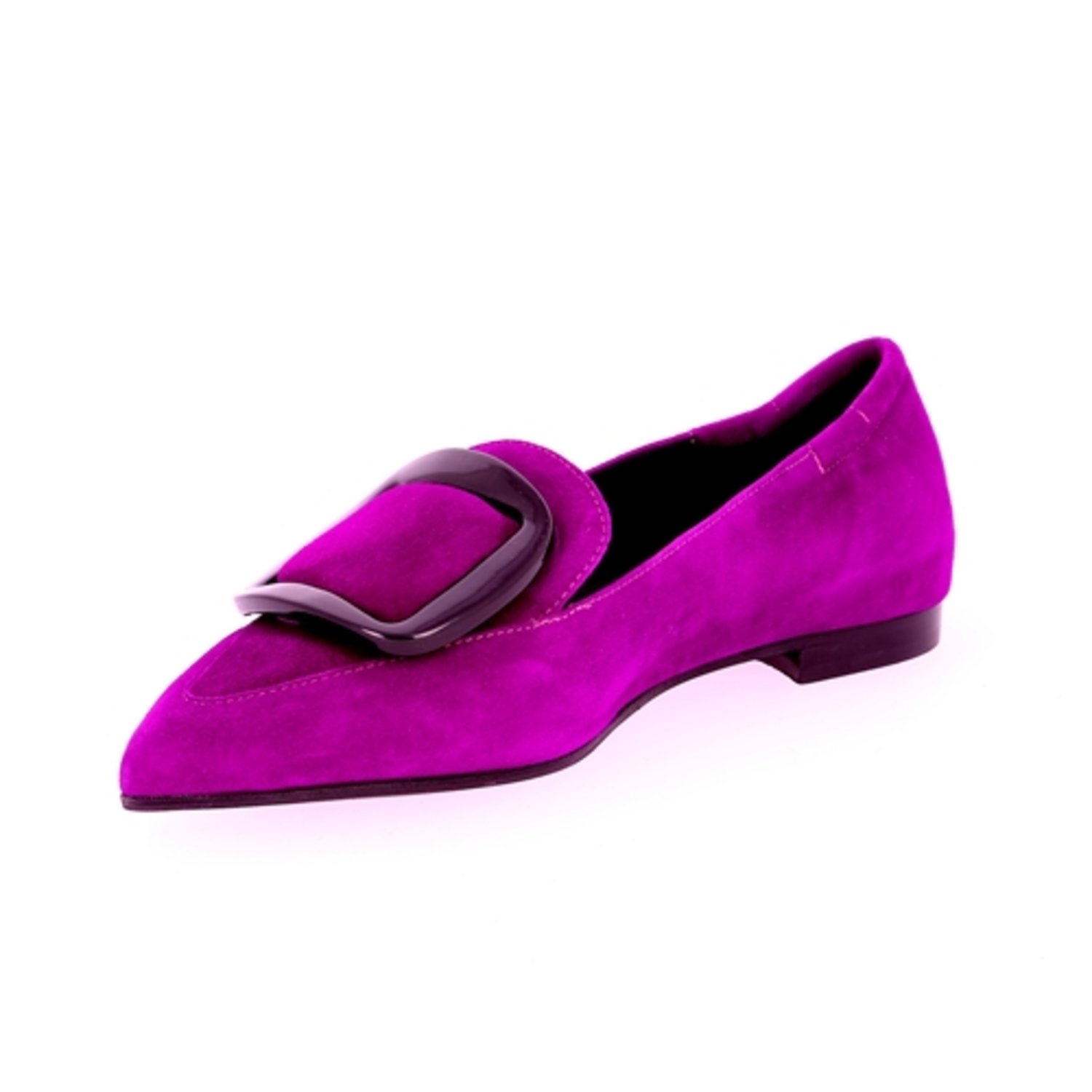 Zoom Alessandra Peluso moccassins mauve