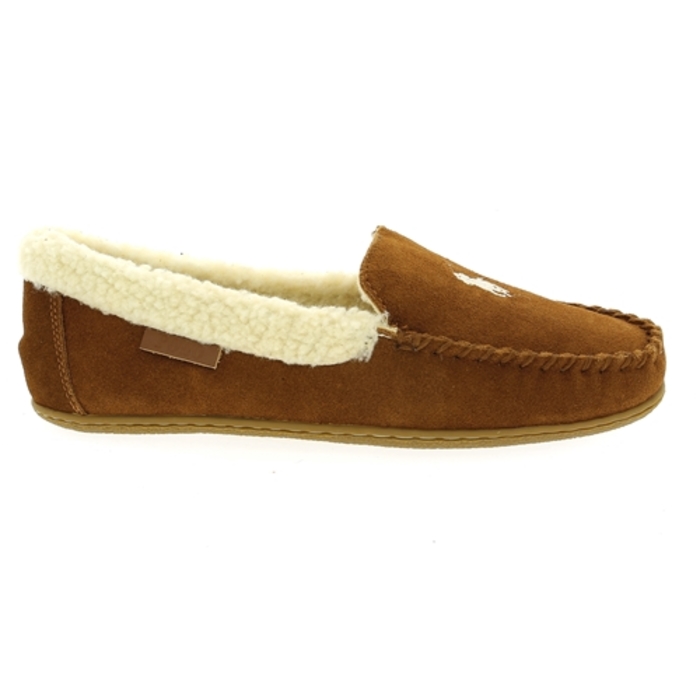 Ralph Lauren pantoufles cognac cognac