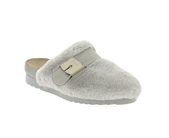 Scholl Muiltjes - slippers grijs