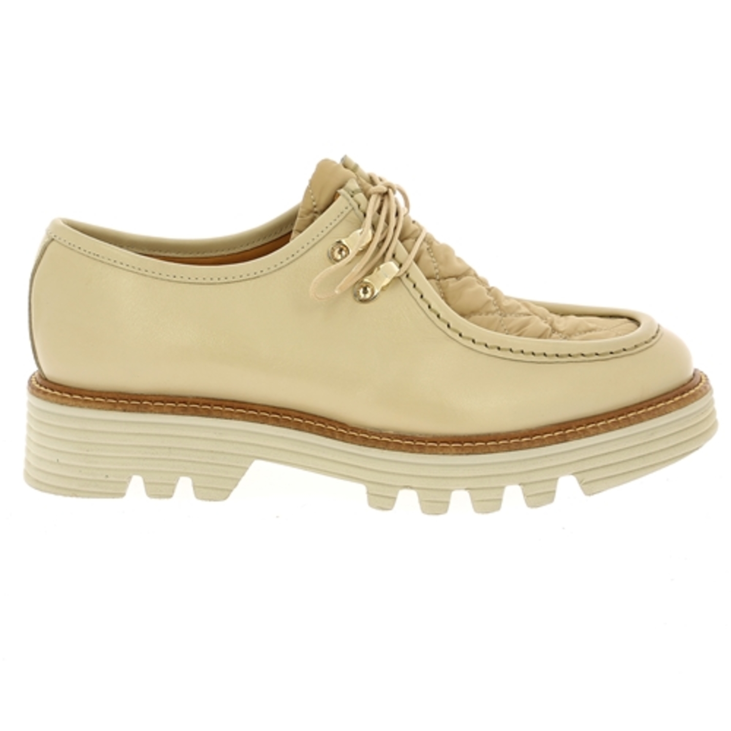 Zoom Pertini veterschoenen milk