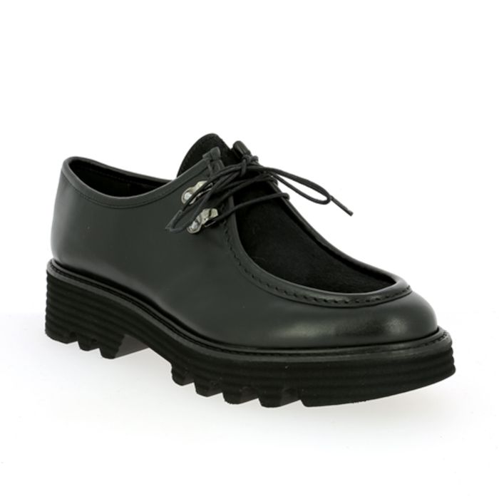 Pertini veterschoenen zwart zwart