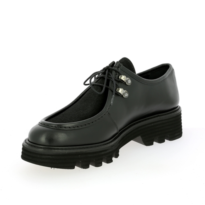 Pertini veterschoenen zwart zwart