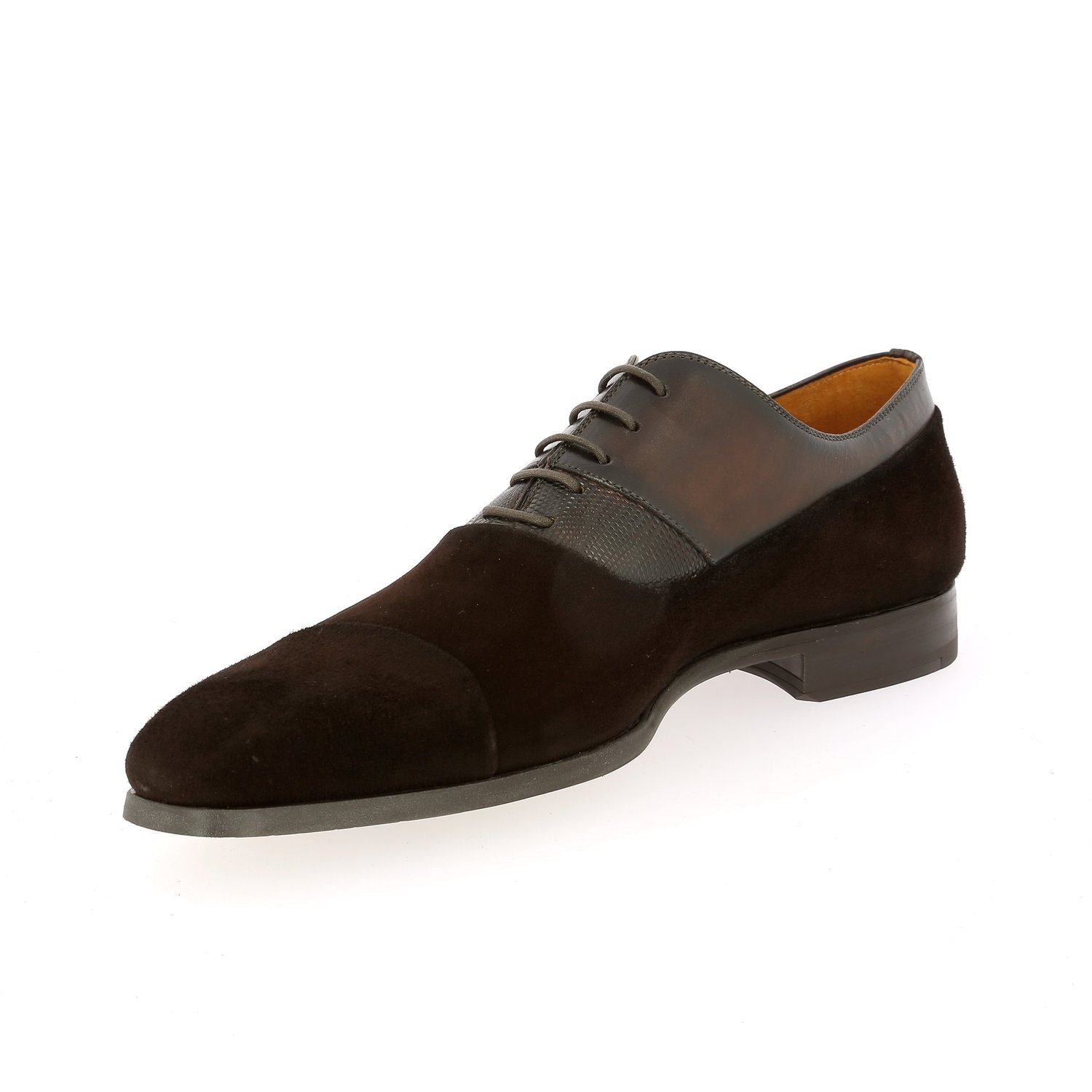 Zoom Magnanni veterschoenen bruin