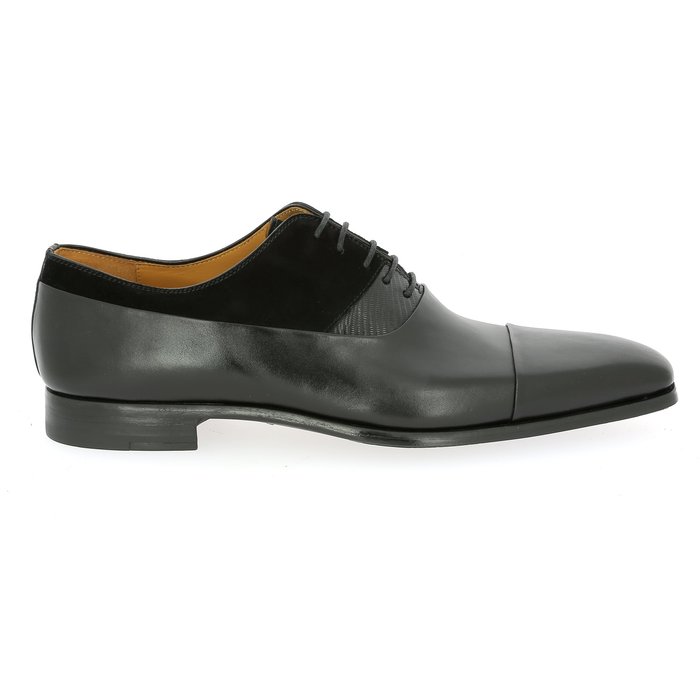 Magnanni veterschoenen zwart zwart