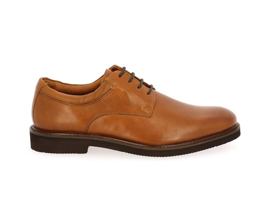 Floris Van Bommel Veterschoenen cognac