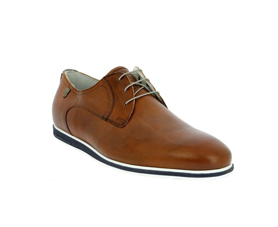 Floris Van Bommel Veterschoenen cognac