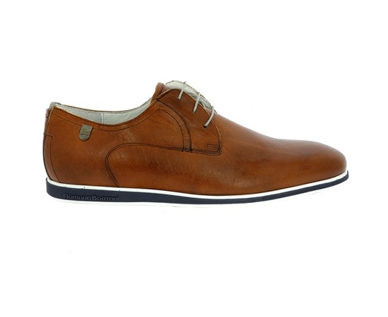 Floris Van Bommel Veterschoenen cognac