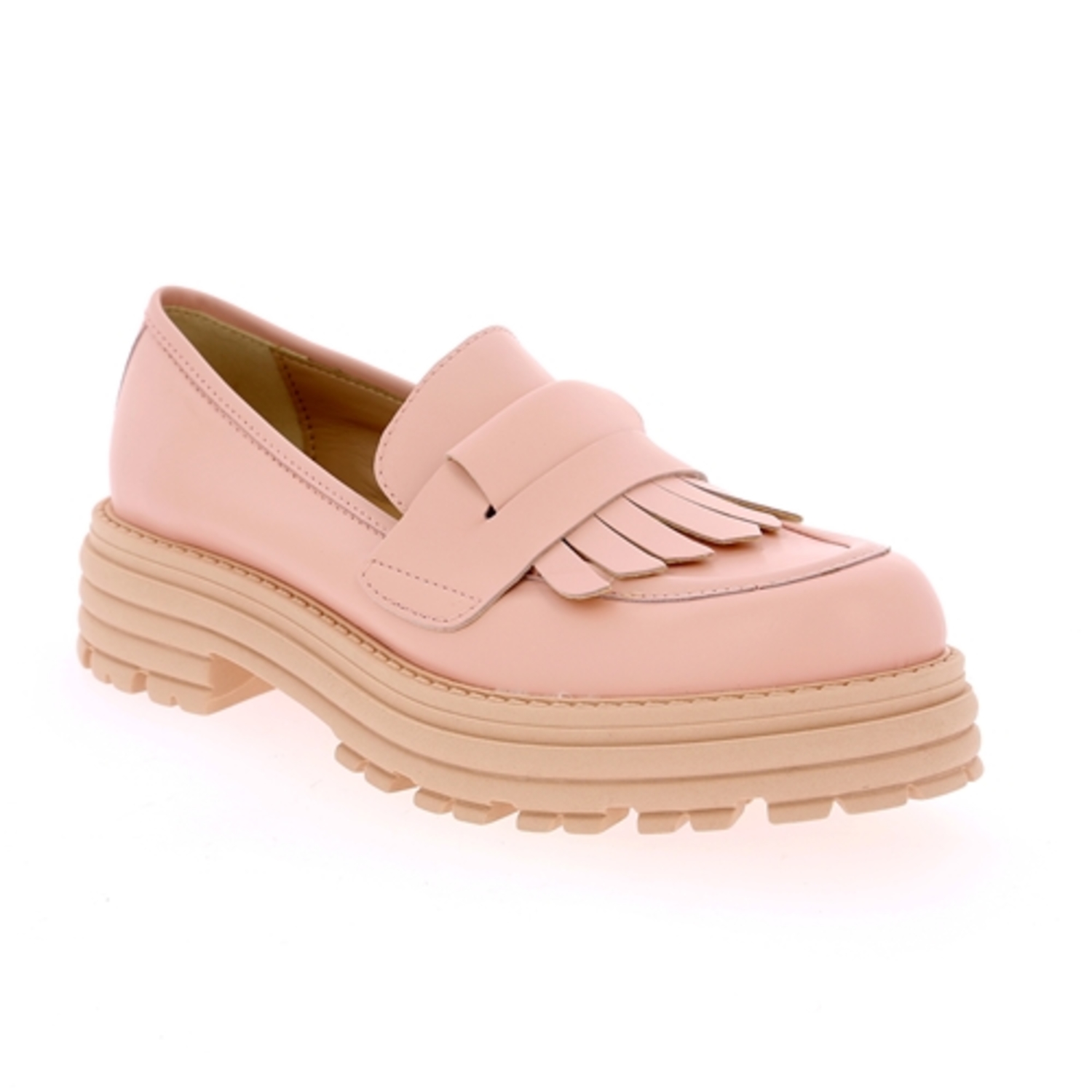 Zoom Gioia moccassins nude