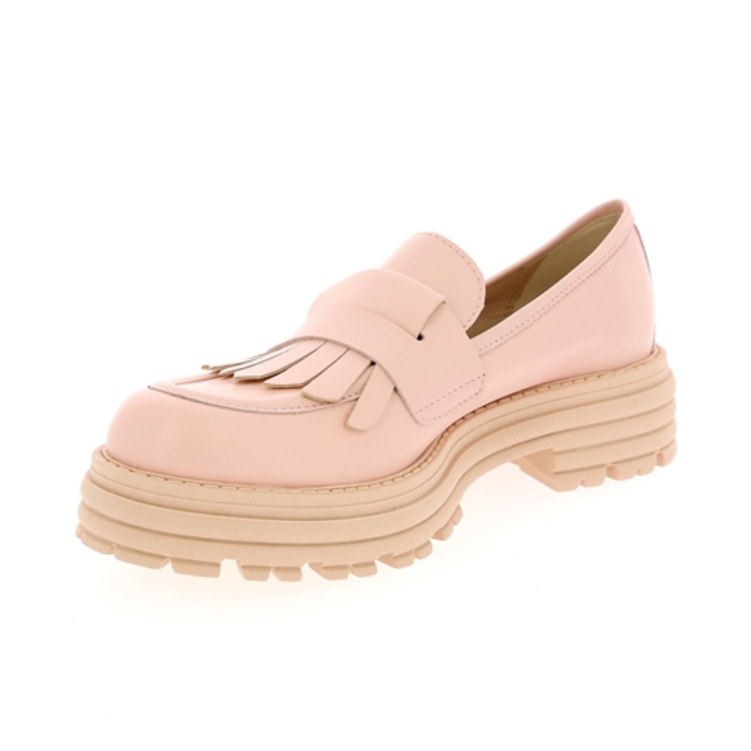Zoom Gioia moccassins nude