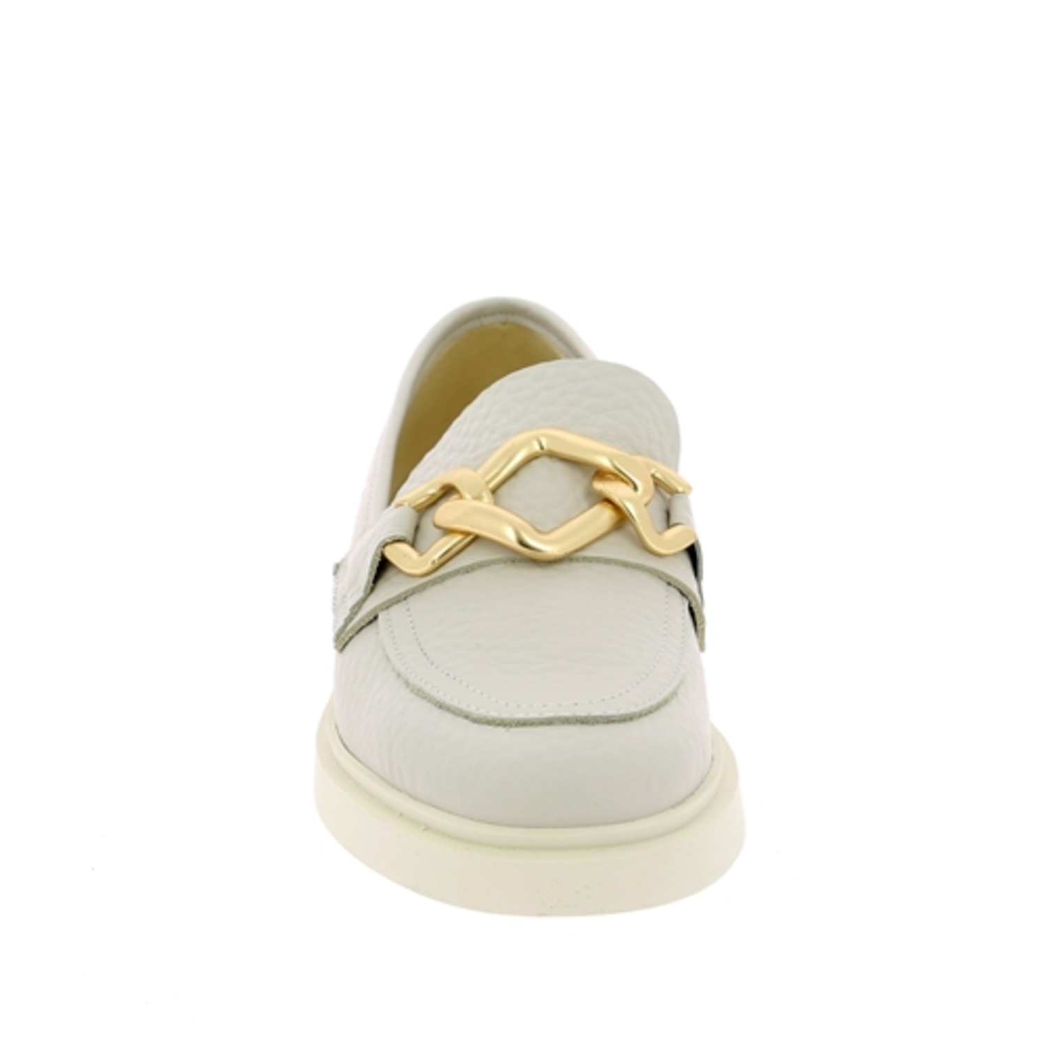 Zoom Gioia moccassins blanc