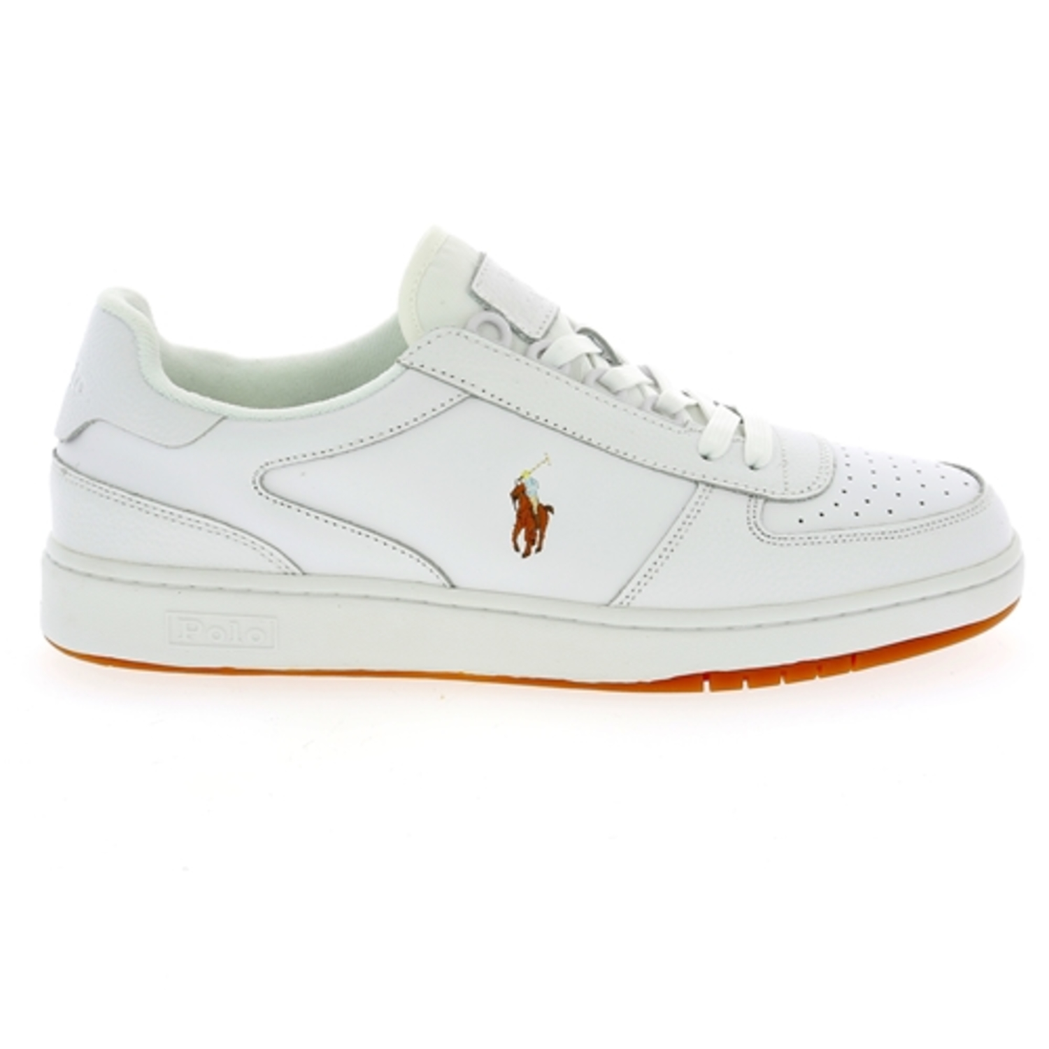 Zoom Ralph Lauren basket blanc