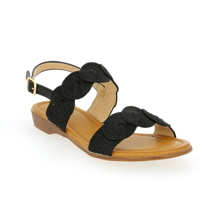 Ella Cruz sandalen zwart zwart