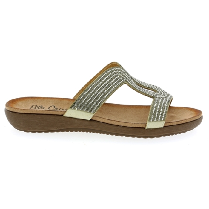 Ella Cruz muiltjes - slippers zilver zilver