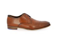 Floris Van Bommel Veterschoenen cognac