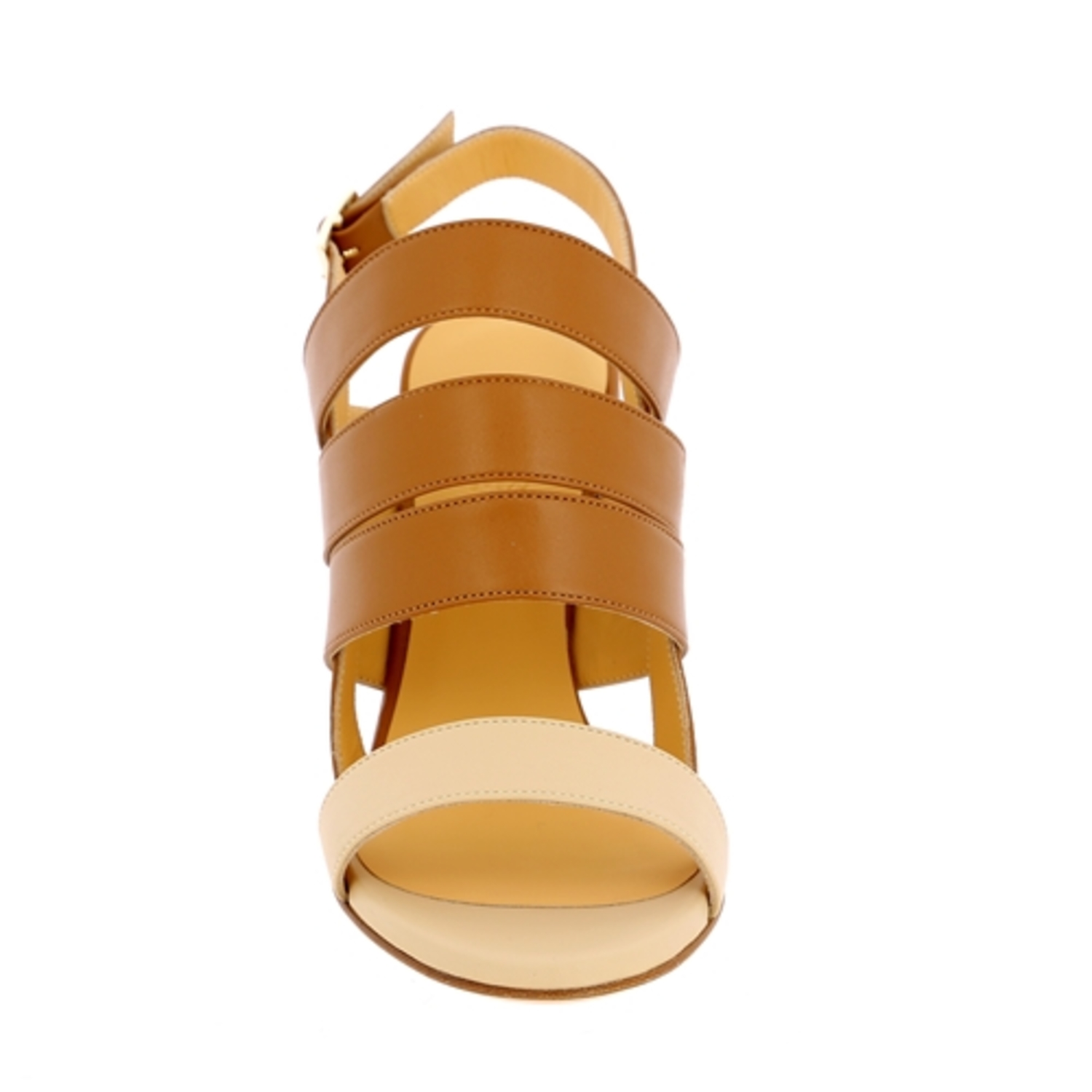 Zoom Atelier Content sandales cognac