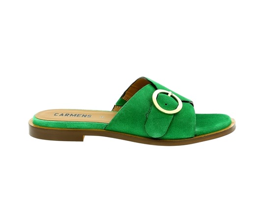 Carmens Muiltjes - slippers groen