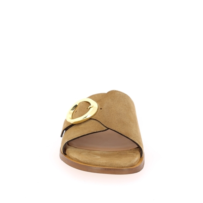 Carmens muiltjes - slippers taupe taupe