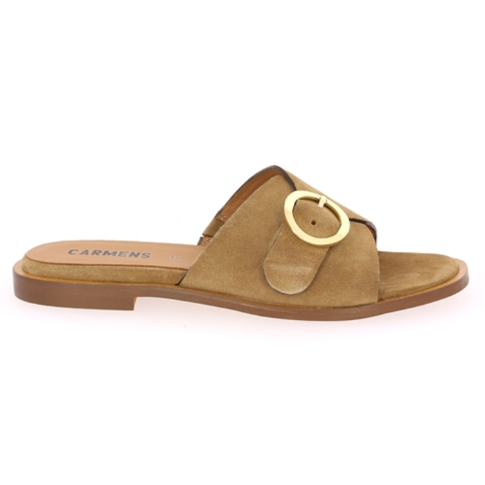 Carmens muiltjes - slippers taupe taupe